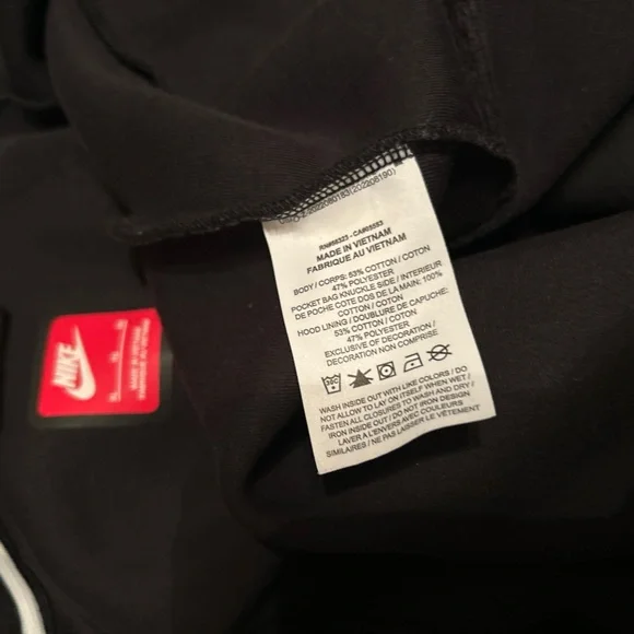 Nike Sportswear Tech Fleece Windrunner Full Zip Hoodie Black Mens XL - Picture 6 of 7